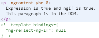 透過 ngIf 可以將要隱藏的 element 不存在於 dom